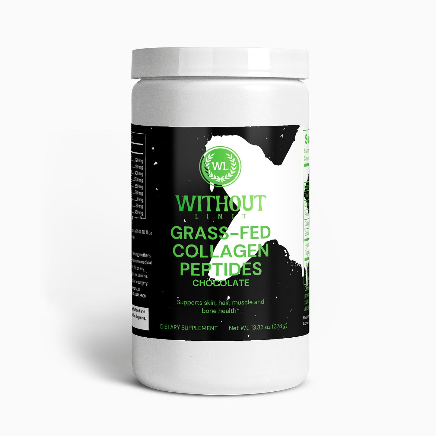 Grass-Fed Collagen Peptides Powder (Chocolate)