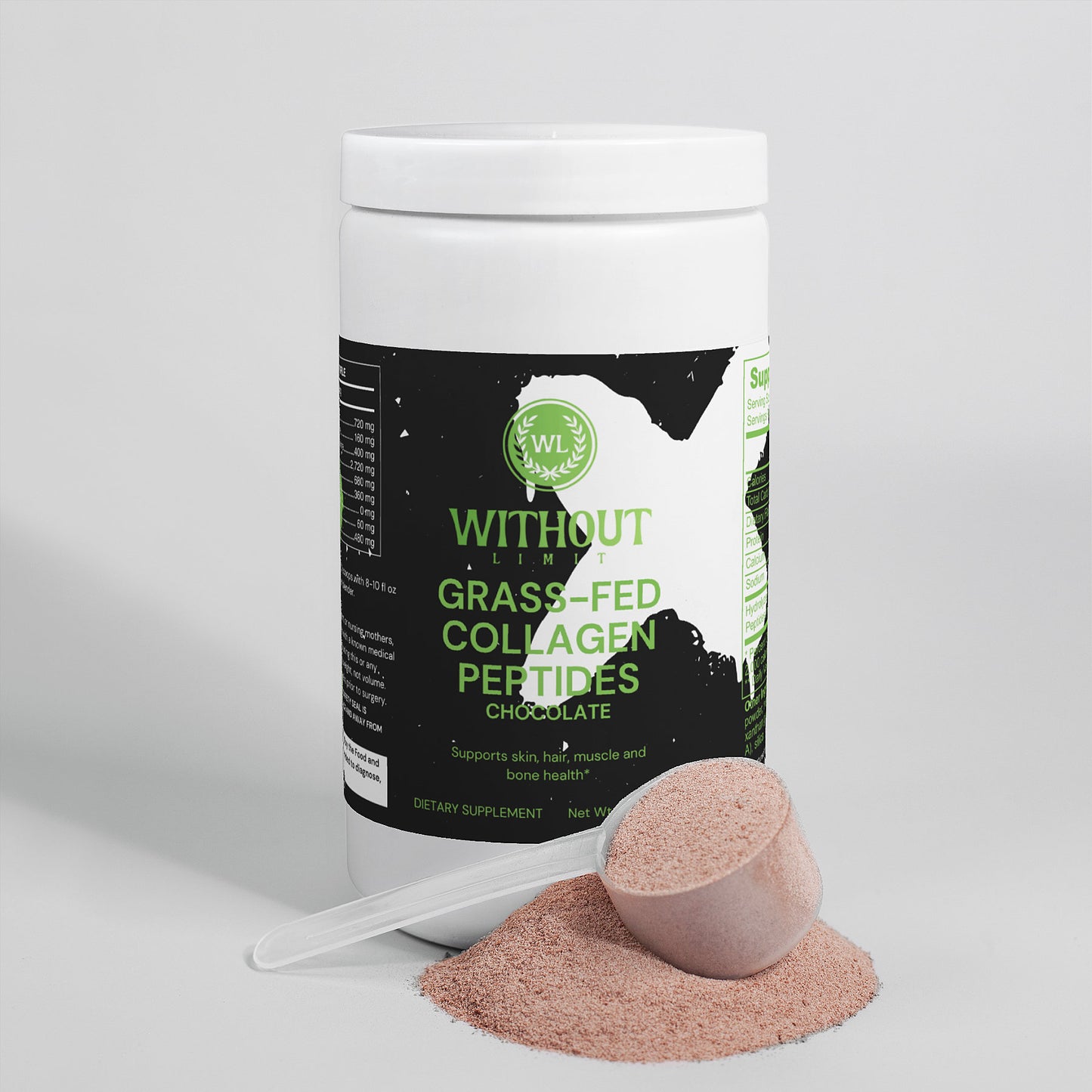 Grass-Fed Collagen Peptides Powder (Chocolate)