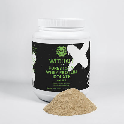 Pure3 100% Whey Protein Isolate (Vanilla)