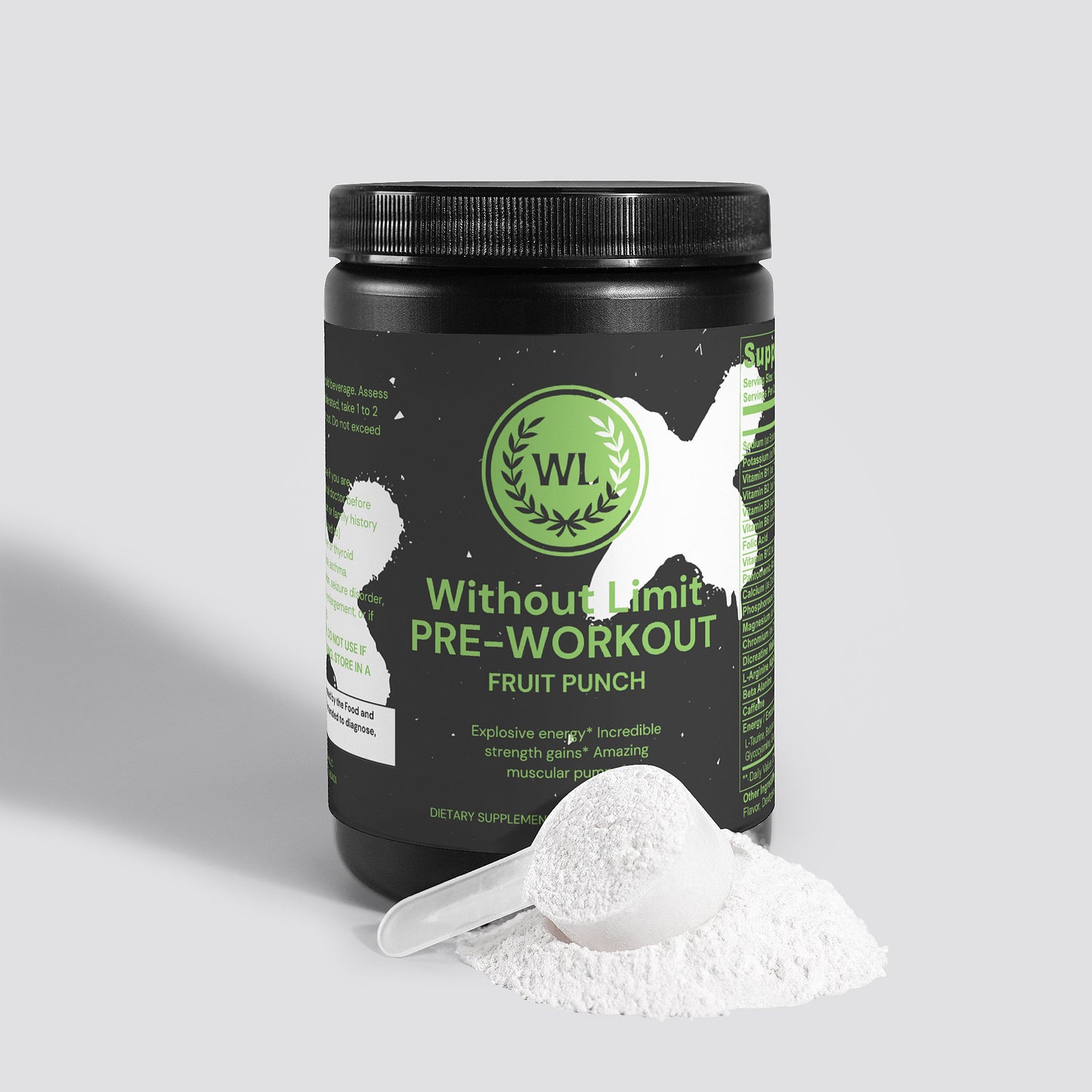 Nitric Shock Pre-Workout Powder (Fruit Punch)