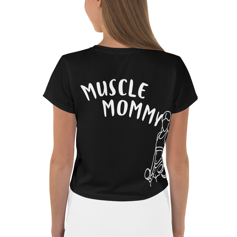 Muscle Mommy Crop Tee