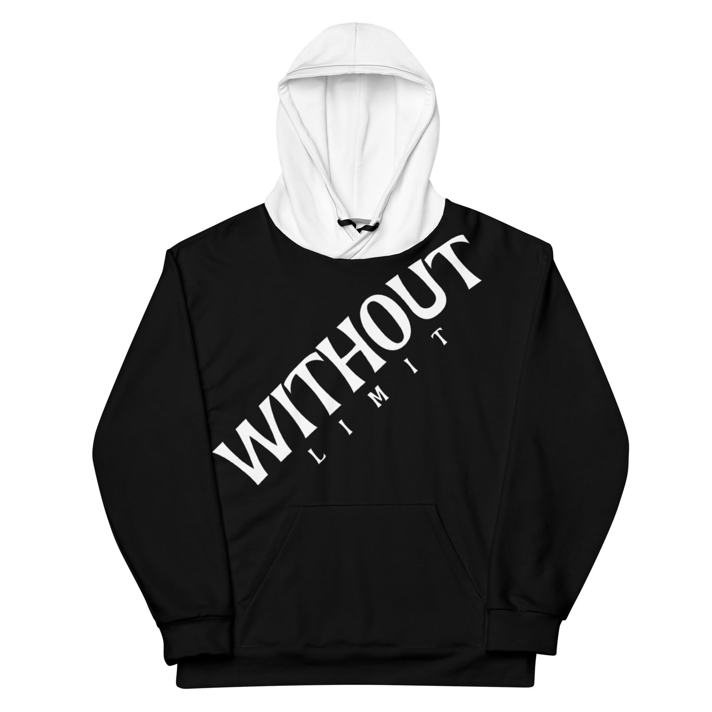 Without Limit Black/white combo hoodie