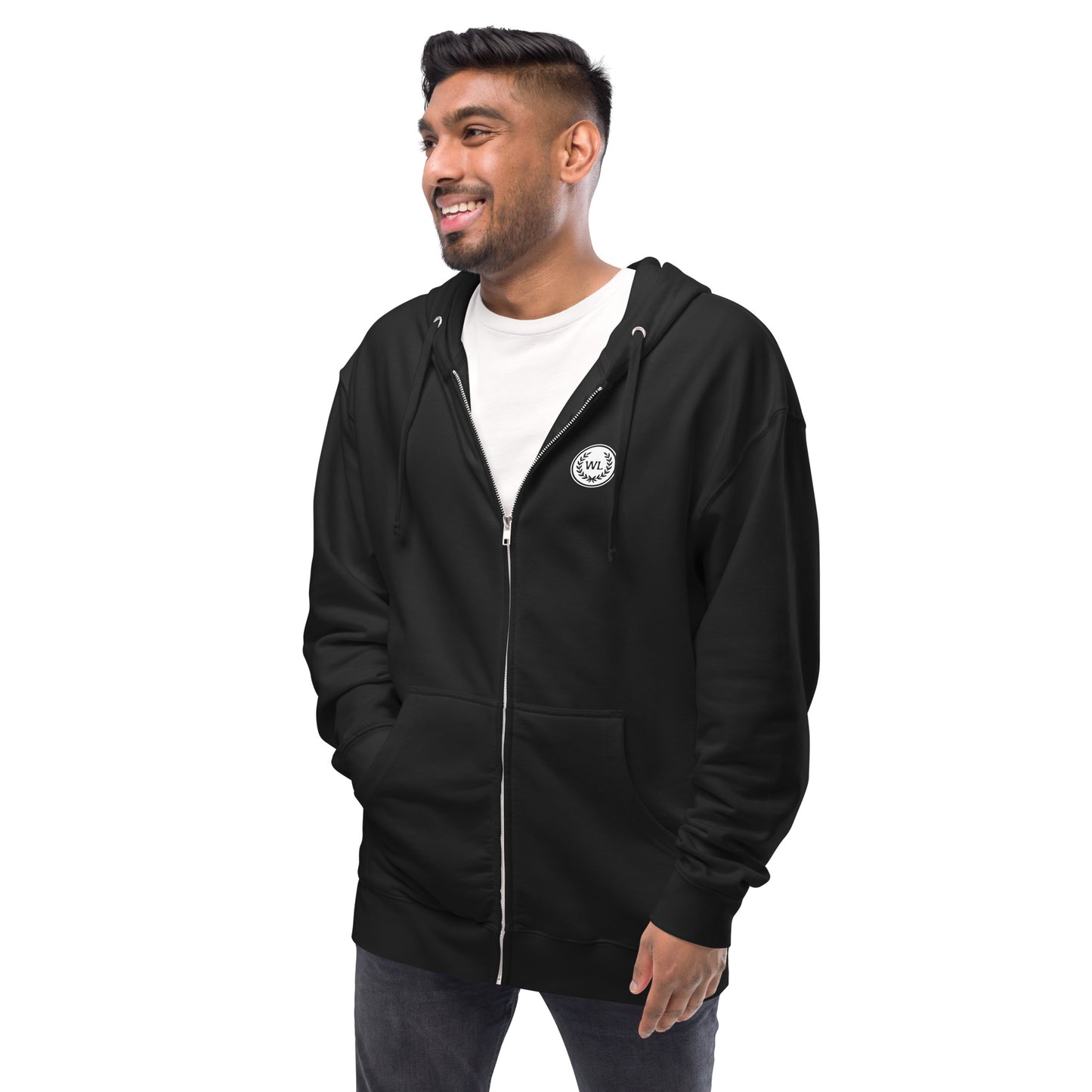 Fleece zip up Without Limit hoodie