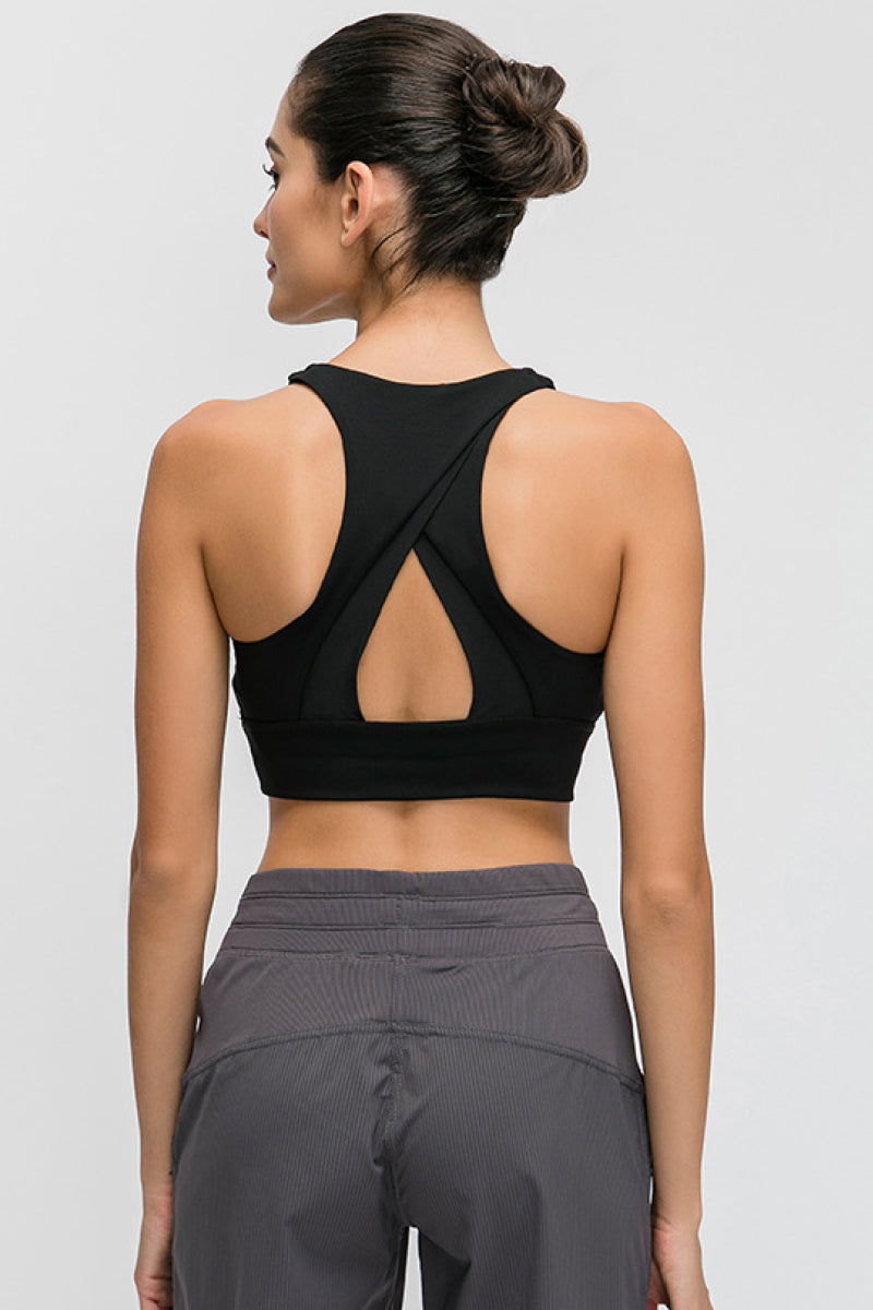 Halter Keyhole Sports Bra