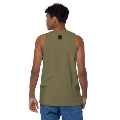 Men’s Premium Tank Top- Army Green