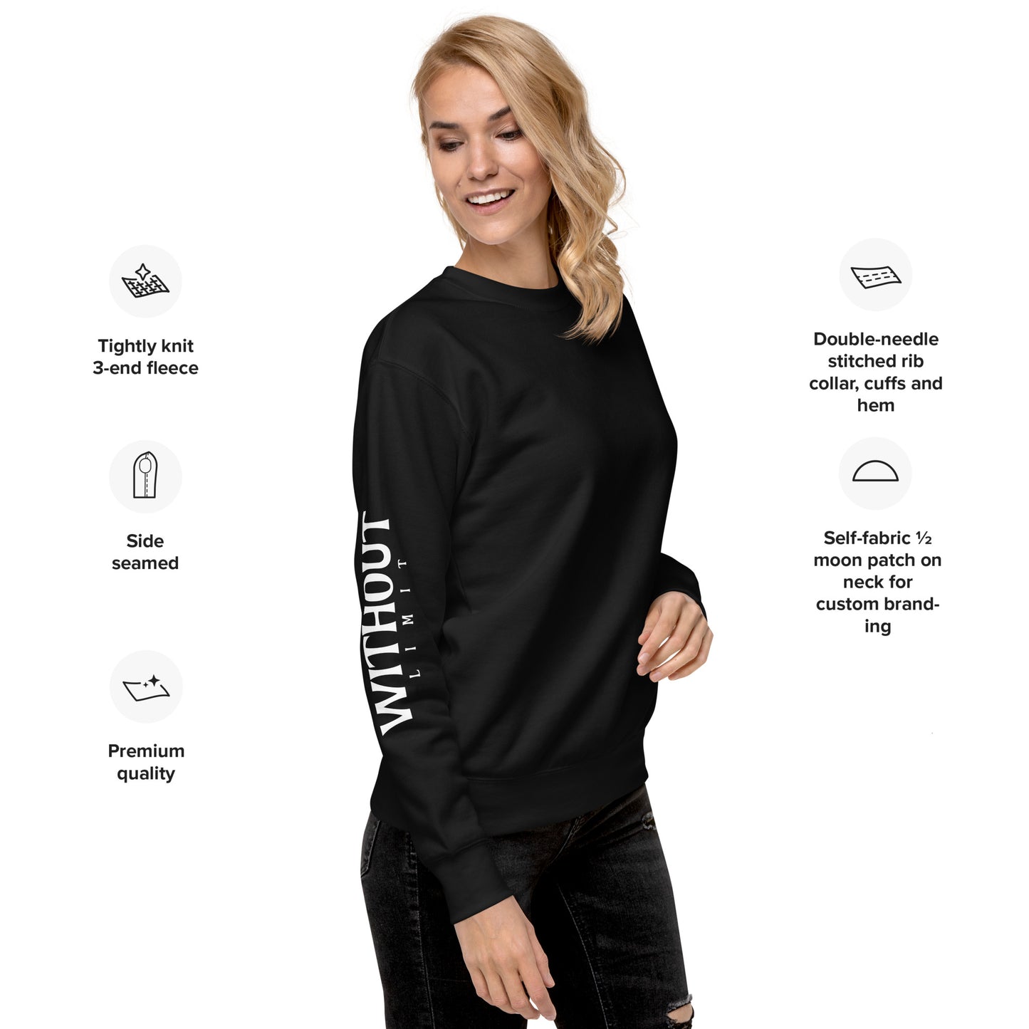 Without Limit Unisex Premium Sweatshirt