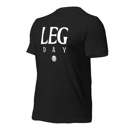 LEG DAY t-shirt White Logo